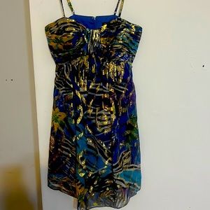 Multi color party dress